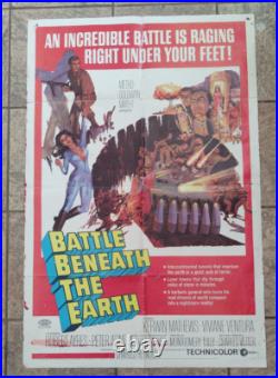 13 Vintage ORIGINAL 1960s-70s One Sheet Movie Posters Sc-Fi Westerns B-Movie