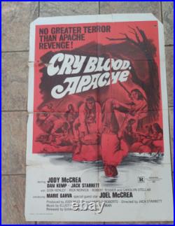 13 Vintage ORIGINAL 1960s-70s One Sheet Movie Posters Sc-Fi Westerns B-Movie