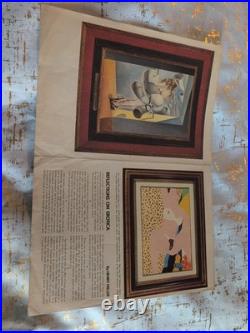 1902 Henry Miller Picasso Two Figures & A Cat Print Erotica Artwork Picture VTG