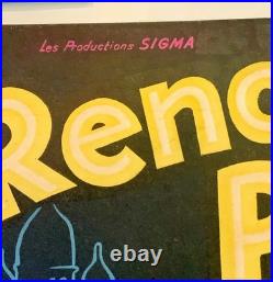 1954 vintage French cinema poster Rendez-vous avec Paris Bernard Borderie 1954 vintage French cinema poster Rendez-vous avec Paris Bernard Borderie