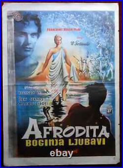 1957 La Venere di Cheronea Original Movie Poster V. Tourjansky Belinda Lee