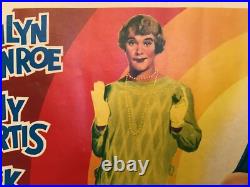 1959 Original Vintage Monroe Poster CERTAINS L'AIMENT CHAUD Some like it hot