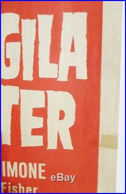 1959 VINTAGE HORROR Original Half Sheet Movie Poster THE GIANT GILA MONSTER