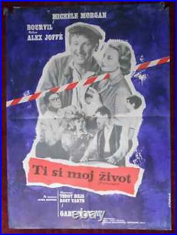 1960 Original Movie Poster FORTUNAT Alex Joffe Michele Morgan Bourvil