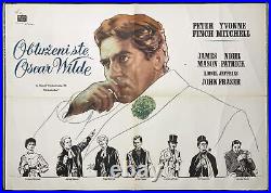 1960 Original Movie Poster The Trials Of Oscar Wilde Ken Hughes Peter Finch UK