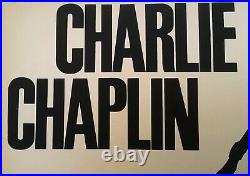 1962 Original Charlie Chaplin Movie Poster, Gold Rush