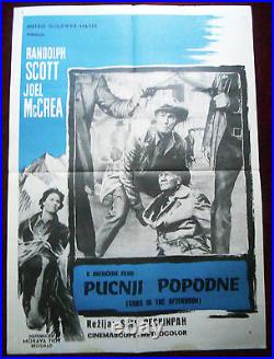 1962 Original Movie Poster Ride the High Country Guns in the Afternoon Peckinpah