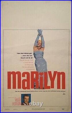 1963 Original American Movie Poster, Marilyn Monroe Documentary