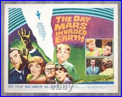 1963 The Day Mars Invaded Earth Vintage Original Movie Poster