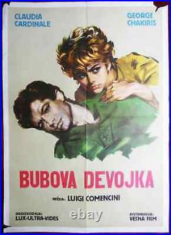 1964 Original Movie Poster Italy Bebo's Girl Ragazza di Bube Claudia Cardinale