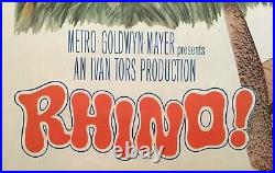 1964 Original Vintage Movie Poster RHINO