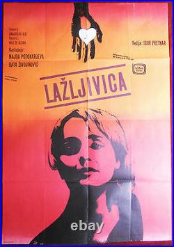1965 Large Original Movie Poster Laznivka Igor Pretnar Slovenia Yugoslavia