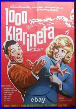 1965 Movie Poster If a Thousand Clarinets Kdyby Tisíc Klarinetu Czechoslovakia