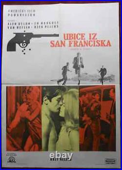 1965 Original Movie Poster Once a Thief Ralph Nelson Alain Delon Ann-Margret
