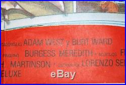 1966 BATMAN AND ROBIN Oroginal Movie Poster 1979 Spanish Adam West Vintage