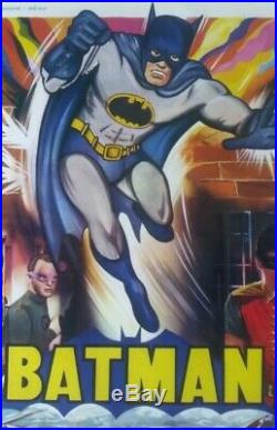 1966 Batman Belgian Vintage Original Movie Poster Catwoman Riddler Robin Belgium