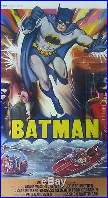 1966 Batman Belgian Vintage Original Movie Poster Catwoman Riddler Robin Belgium