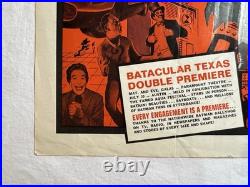 1966 Batman Movie Poster Newspaper Insert Adam West Robin Vintage DC