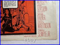 1966 Batman Movie Poster Newspaper Insert Adam West Robin Vintage DC