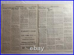 1966 Batman Movie Poster Newspaper Insert Adam West Robin Vintage DC