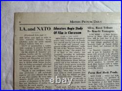 1966 Batman Movie Poster Newspaper Insert Adam West Robin Vintage DC