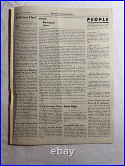 1966 Batman Movie Poster Newspaper Insert Adam West Robin Vintage DC 1966 Batman Movie Poster Newspaper Insert Adam West Robin Vintage DC