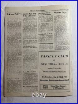 1966 Batman Movie Poster Newspaper Insert Adam West Robin Vintage DC