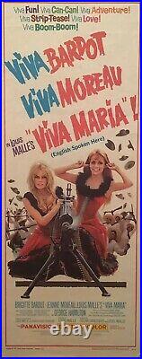 1966 Original Vintage Movie Poster VIVA MARIA