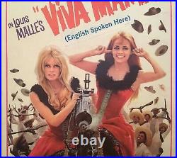 1966 Original Vintage Movie Poster VIVA MARIA