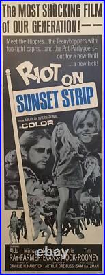 1967 Original Vintage Movie Poster RIOT ON SUNSET STRIP 1967 Original Vintage Movie Poster RIOT ON SUNSET STRIP