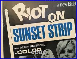 1967 Original Vintage Movie Poster RIOT ON SUNSET STRIP
