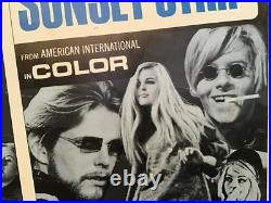 1967 Original Vintage Movie Poster RIOT ON SUNSET STRIP