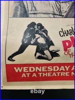 1968 Planet Of The Apes Charlton Heston 20th Century Presents Vintage Poster