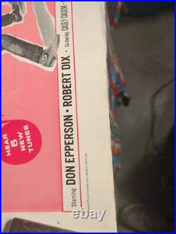 1969 Vintage Movie Poster WILD WHEELS 22x28 Tube Stored BIKERS RARE Motorcycle