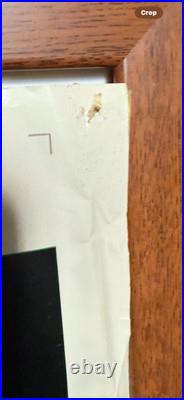 1970 ORIGINAL DRACULA Poster + Vintage Military Snap Frame Army Stamped Hamm