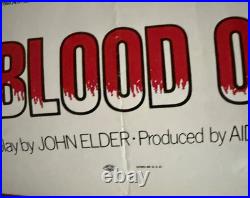 1970 ORIGINAL DRACULA Poster + Vintage Military Snap Frame Army Stamped Hamm