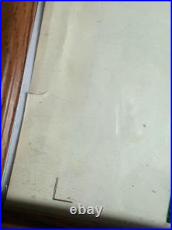 1970 ORIGINAL DRACULA Poster + Vintage Military Snap Frame Army Stamped Hamm