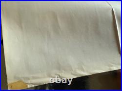 1970 ORIGINAL DRACULA Poster + Vintage Military Snap Frame Army Stamped Hamm