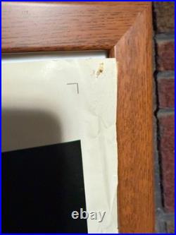 1970 ORIGINAL DRACULA Poster + Vintage Military Snap Frame Army Stamped Hamm