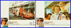 1971 Le Mans with Steve McQueen Vintage Movie Poster & Lobby Card Set (9x)