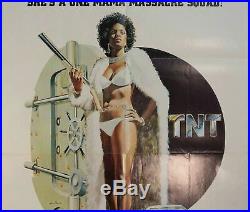 1974 T. N. T. Jackson Blaxploitation One Sheet Original Movie Poster Vintage