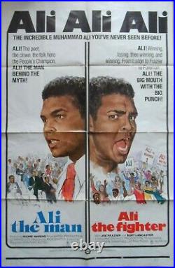 1975 MUHAMMAD ALI'Ali The Fighter' beautiful vintage one-sheet movie poster