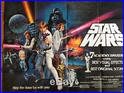 1977 STAR WARS, good condition, vintage cinema poster