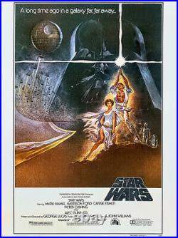 1977 Star Wars Vintage Movie Poster Art Print Wall Decor