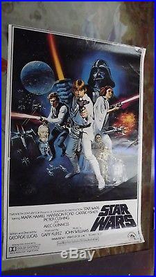 1977 Vintage Star Wars Original Movie Poster PTW-531 LITHO 24 x 36