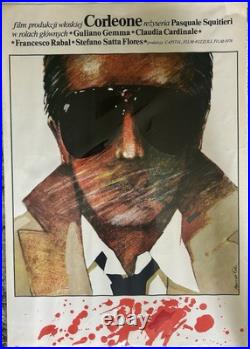 1978 Corleone Polish Poster Mob Crime Film Vintage Movie Art Italian Mafia