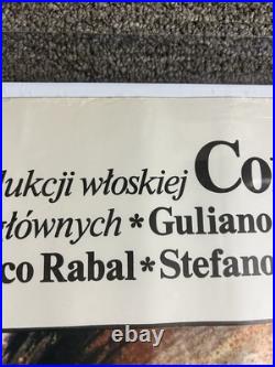 1978 Corleone Polish Poster Mob Crime Film Vintage Movie Art Italian Mafia