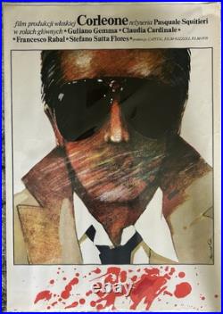 1978 Corleone Polish Poster Mob Crime Film Vintage Movie Art Italian Mafia