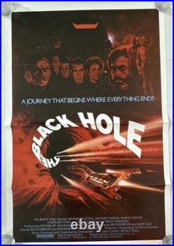 1979 VTG Original The Black Hole Movie Promotional Poster 27x41 Very Nice