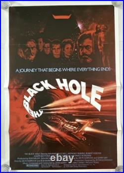 1979 VTG Original The Black Hole Movie Promotional Poster 27x41 Very Nice